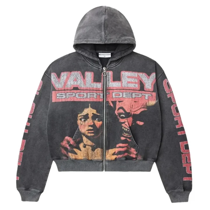 Vale Forever Devil’s Advocate Zip-Up Hoodie – Black